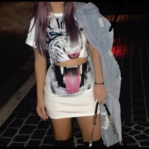 Women’s 2 piece tiger dress